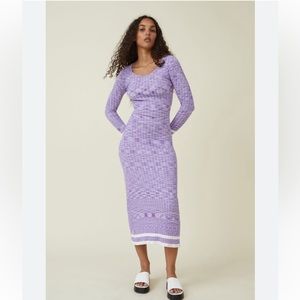 Cotton On Women Space Dye
Knit Midaxi Dress Size XS